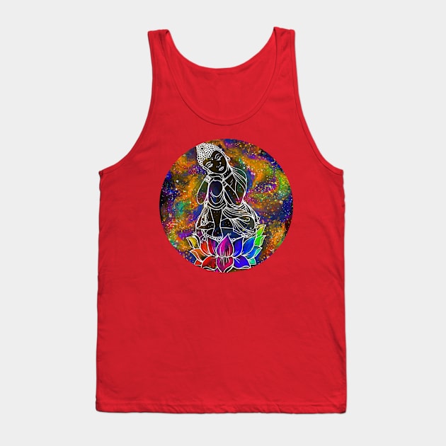 Female Buddha ( Buddhism ) Tank Top by artbysavi